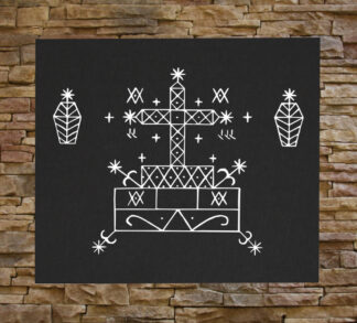 Baron Samedi Voodoo Veve Back Patch
