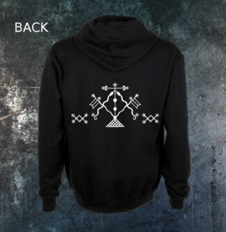 Damballah Voodoo Veve Hoodie