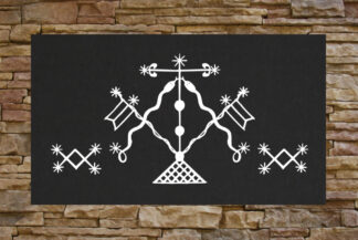 Damballah Voodoo Veve Back Patch
