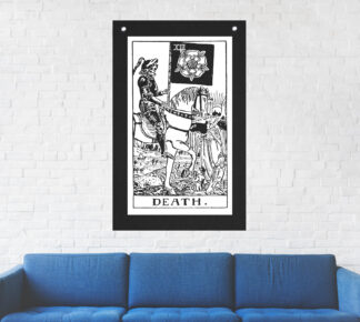 Death Tarot Card Tapestry