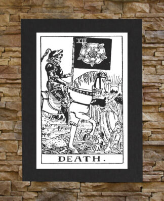 Death Tarot Card Back Patch