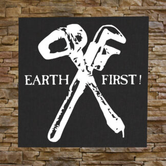 Earth First Back Patch