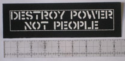 Destroy Power Not People Patch