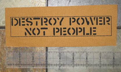 Destroy Power Not People Patch - Image 3