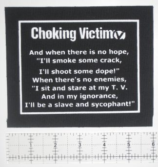 Choking Victim Patch