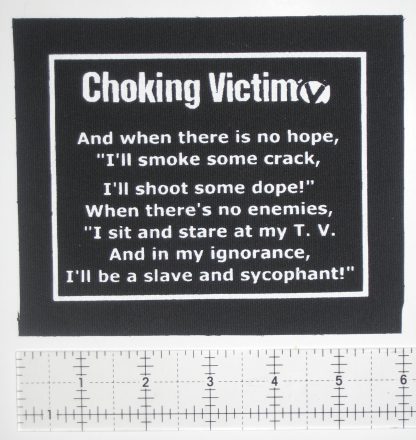 Choking Victim Patch