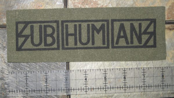 Subhumans Patch - Image 2