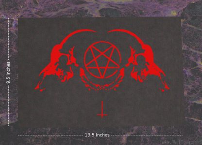 Goat Skull Back Patch - Image 3