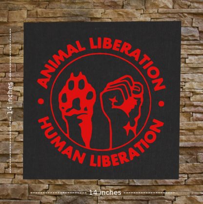 Animal & Human Liberation Back Patch - Image 2