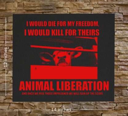 Animal Liberation Back Patch - Image 2
