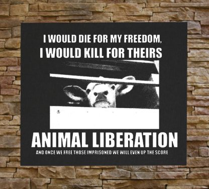 Animal Liberation Back Patch
