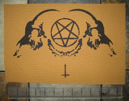 Goat Skull Back Patch - Image 2