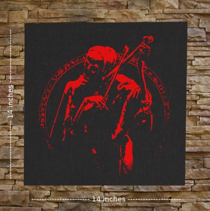 Death as a Musician Back Patch - Image 2