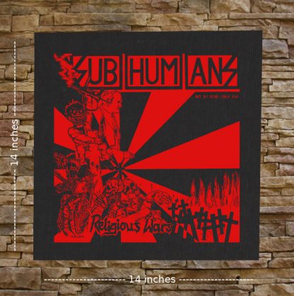 Subhumans Back Patch - Image 2