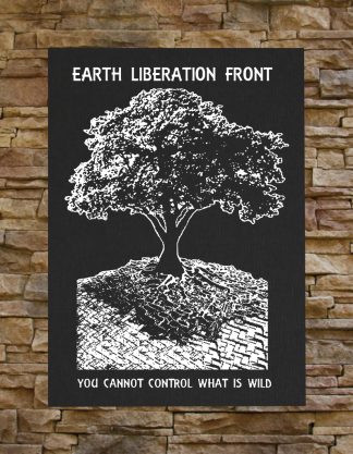Earth Liberation Front (ELF) Back Patch
