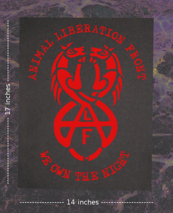 Animal Liberation Front (ALF) Back Patch - Image 2