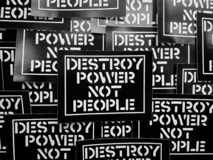 Crass Anarchy Sticker - Image 2