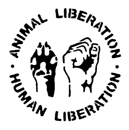 Animal & Human Liberation Die Cut Sticker - Image 2
