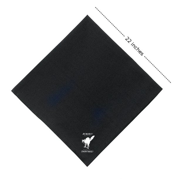Class War Sabotage Cat Bandanna - Image 3