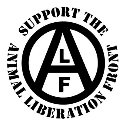 Animal Liberation Front (ALF) Die Cut Sticker - Image 2