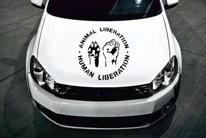 Animal & Human Liberation Die Cut Sticker - Image 8