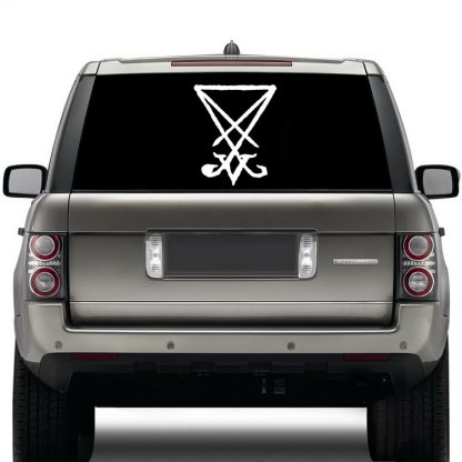 Sigil of Lucifer Die Cut Sticker - Image 5