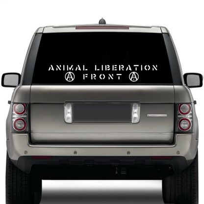 Animal Liberation Front (ALF) Die Cut Sticker - Image 2