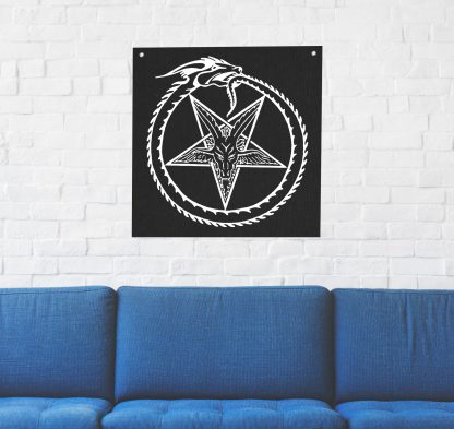 Serpent Pentagram Tapestry
