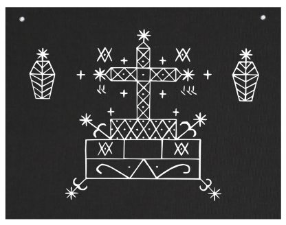 Baron Samedi Voodoo Veve Tapestry - Image 2