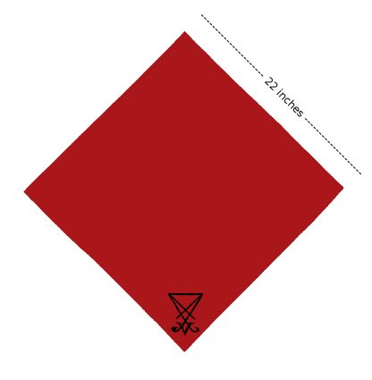 Sigil of Lucifer Bandanna - Image 5