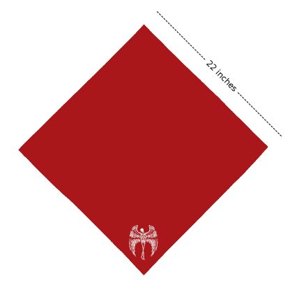 Winged Skeleton Bandanna - Image 7