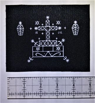 Baron Samedi Voodoo Veve Patch