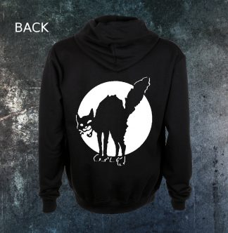 Class War Sabotage Cat Hoodie