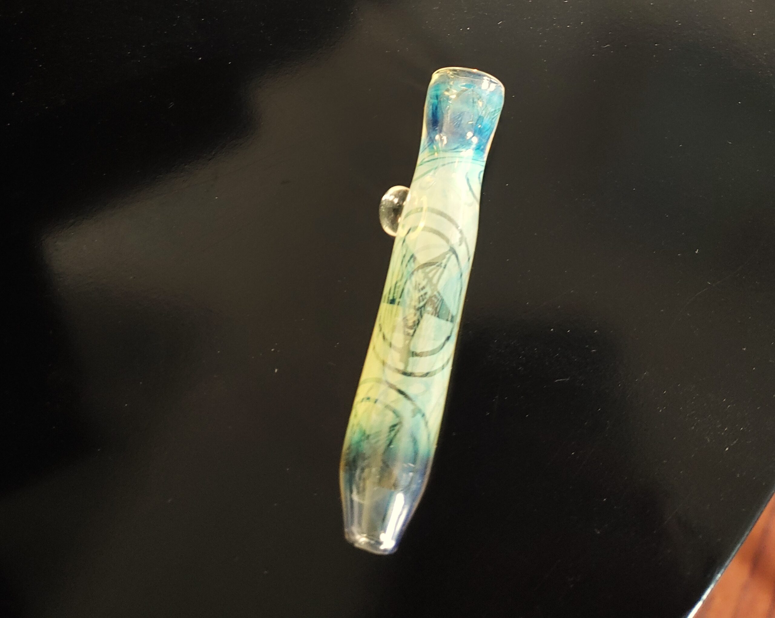 Silver Fumed Pentagram Tobacco Pipe