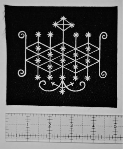 Ogoun Voodoo Veve Patch