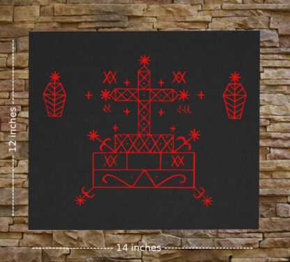 Baron Samedi Voodoo Veve Back Patch - Image 2
