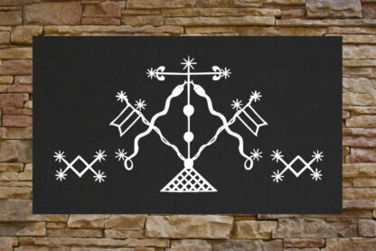 Damballah Voodoo Veve Back Patch