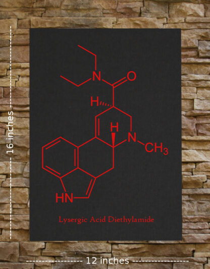 LSD Chemical Structure Back Patch - Image 2