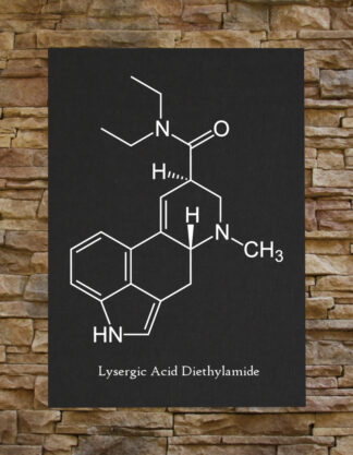 LSD Chemical Structure Back Patch
