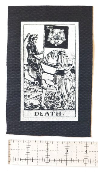 Death Tarot Card Patch