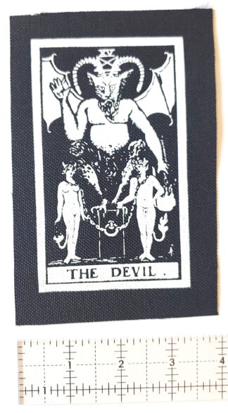 Devil Tarot Card Patch