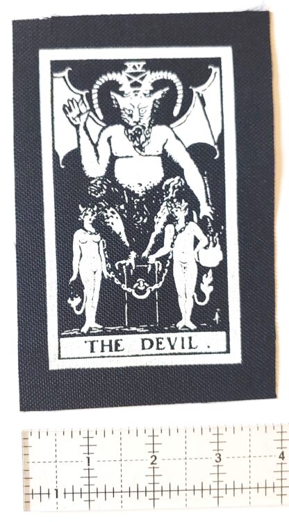 Devil Tarot Card Patch
