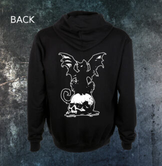 Cat Bat Skull Hoodie