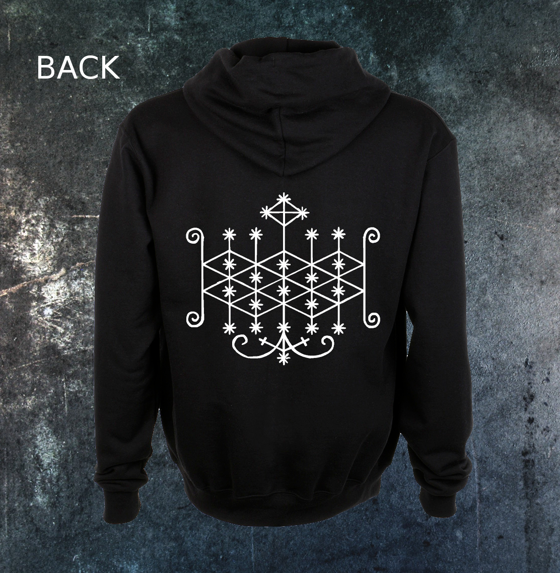 Ogoun Voodoo Veve Hoodie