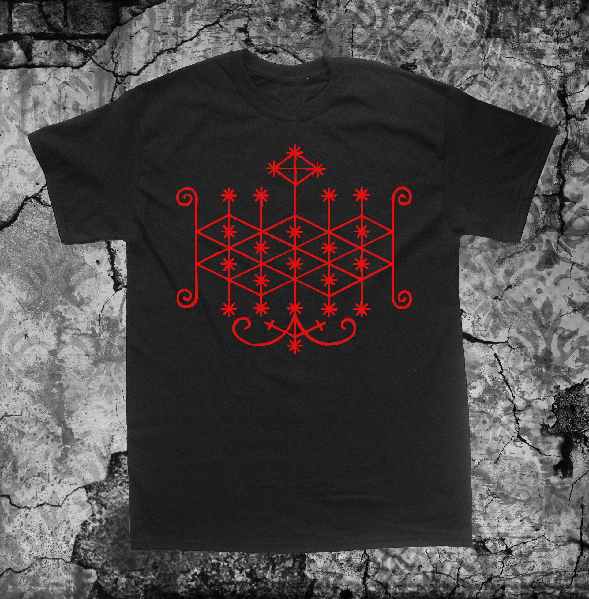 Ogoun Voodoo Veve Shirt - Image 2