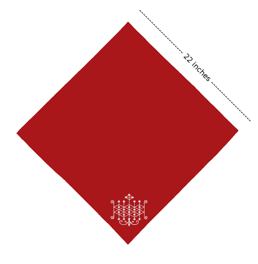 Ogoun Voodoo Veve Bandanna - Image 7